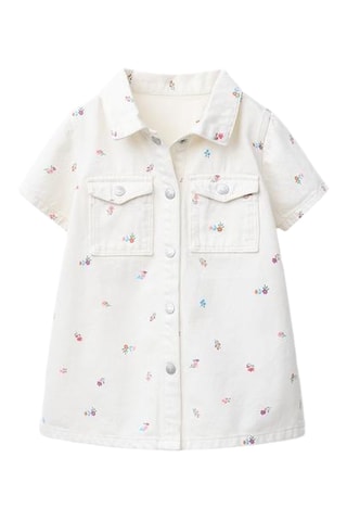Robe chemise - Ecru