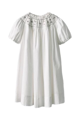 Robe trapèze - Blanc