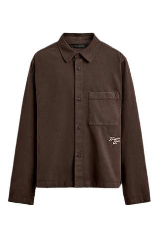 Chemise straight - Marron foncé