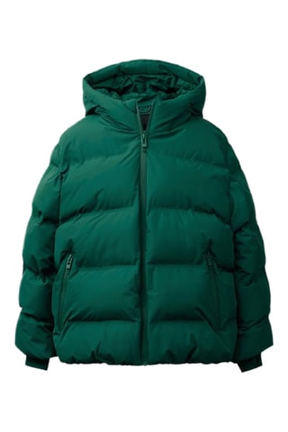 Doudoune à capuche - Vert foncé