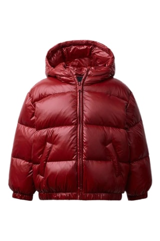 Doudoune à capuche - Rouge