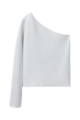 T-shirt asymétrique - Blanc