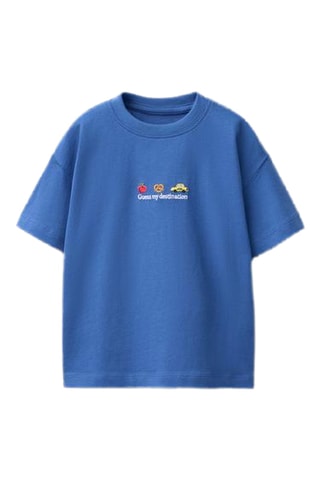 T-shirt - Bleu cobalt