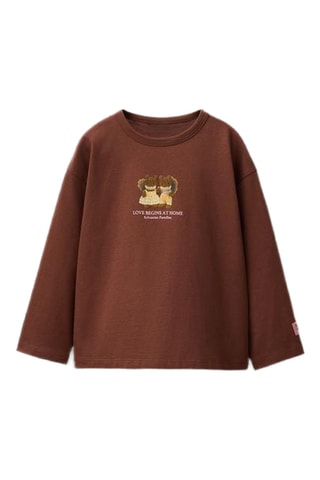 T-shirt Sylvanian Families - Marron
