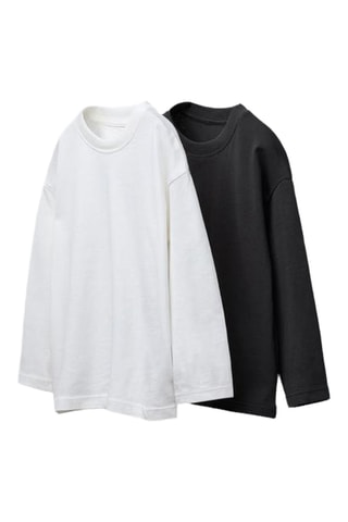 2 t-shirts - Blanc et noir