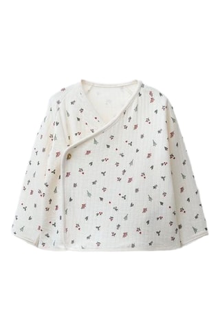 Blouse portefeuille - Ecru