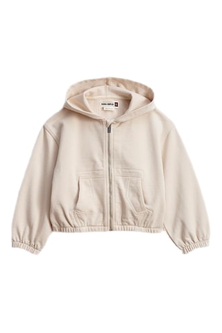 Sweat à capuche - Ecru
