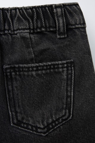Short en jean - Noir