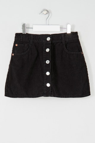 Jupe en velours Noir