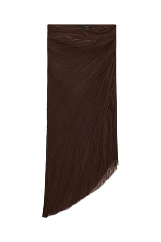 Jupe midi - Marron