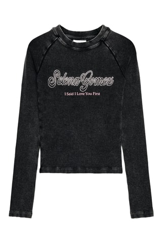 T-shirt Selena Gomez - Noir
