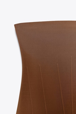 Top bustier - Marron