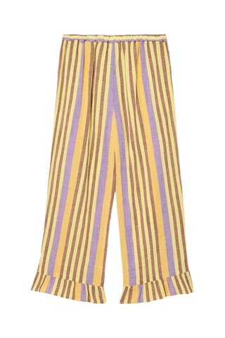 Pantalon en lin - Jaune