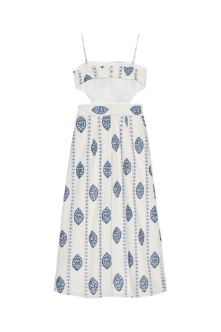 Robe midi - Blanc