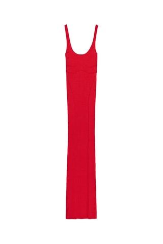 Robe fourreau - Rouge