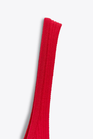 Robe fourreau - Rouge