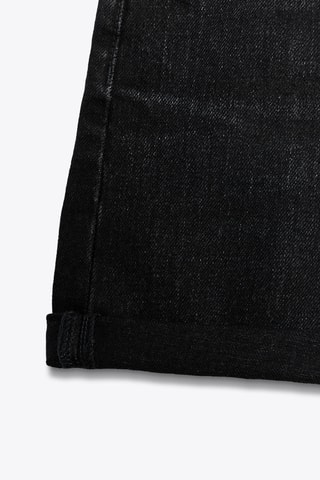 Bermuda en jean - Noir