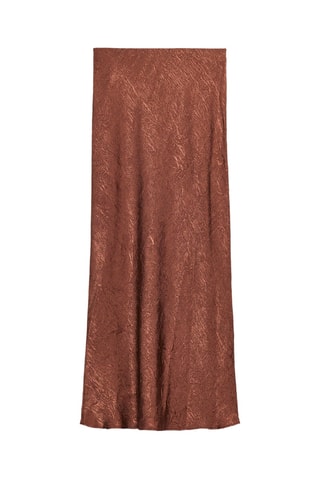 Jupe midi - Marron