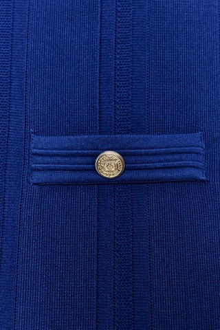 Robe droite - Bleu roi