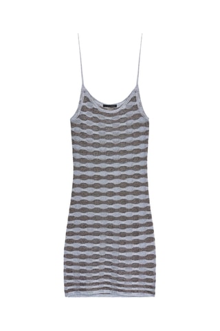 Robe droite - Gris