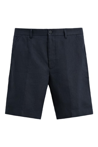 Bermuda en lin - Bleu nuit