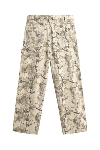 Pantalon - Beige et gris