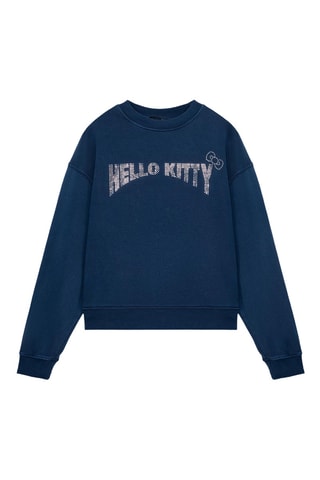 Sweat Hello Kitty Sanrio - Bleu pétrole