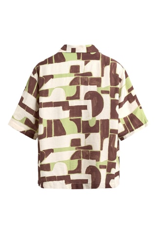 Chemise - Marron et blanc