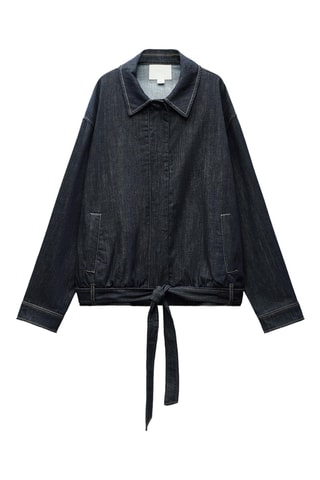 Veste en jean - Anthracite chiné