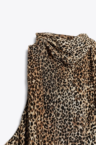 Robe longue - Marron clair et anthracite