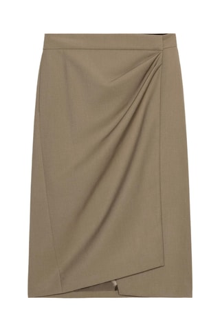 Jupe droite - Beige