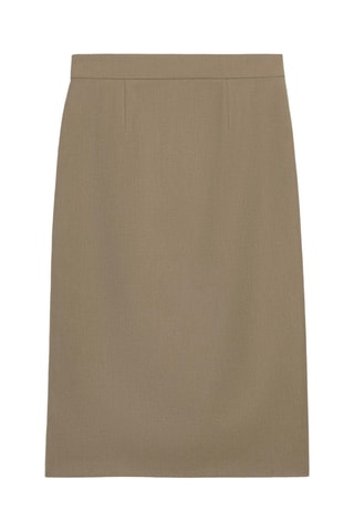 Jupe droite - Beige