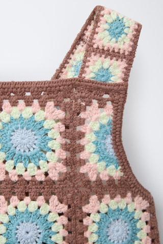 Combinaison en crochet - Marron