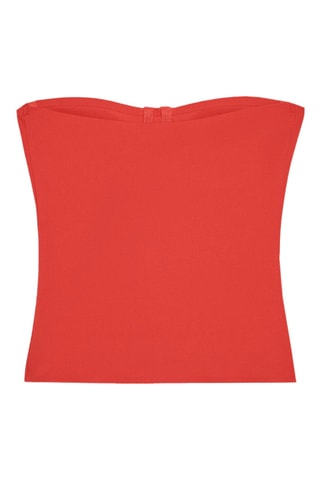 Top bustier - Corail