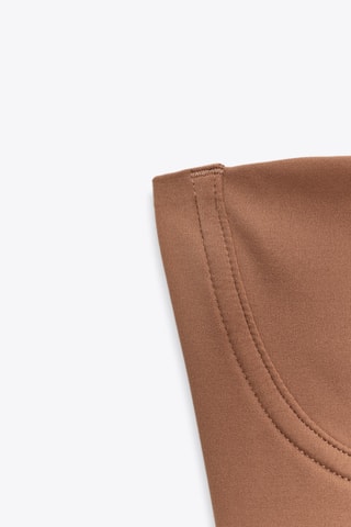 Top bustier - Marron