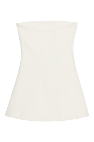 Robe bustier - Ecru