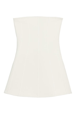 Robe bustier - Ecru