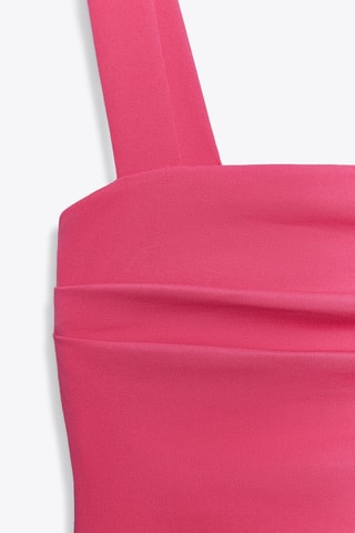 Robe midi -  Fuchsia