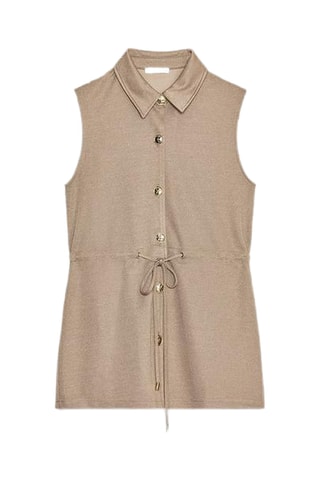 Veste sans manches - Beige