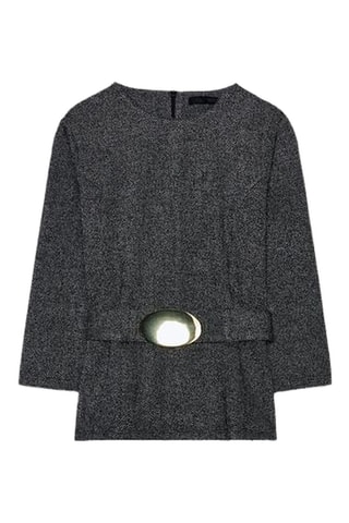 Top - Gris foncé chiné