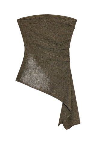Top bustier - Kaki