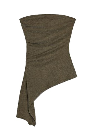 Top bustier - Kaki