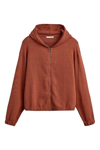 Sweat à capuche - Rouge brique