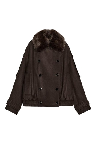 Manteau en laine - Marron