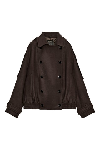Manteau en laine - Marron