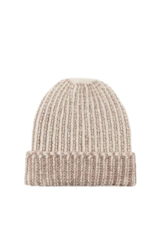 Bonnet - Beige chiné
