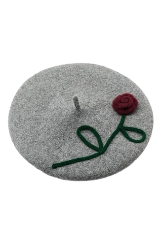 Béret en laine - Gris
