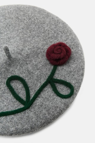 Béret en laine - Gris