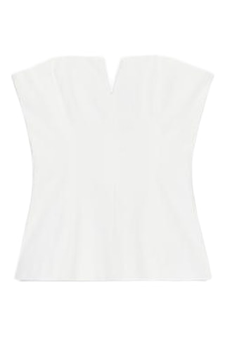 Top bustier - Blanc