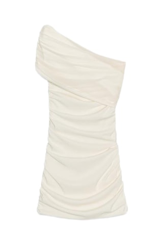 Robe asymétrique - Blanc